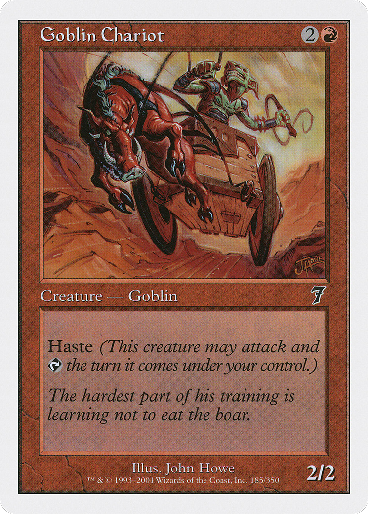 Image of Goblin Chariot (7ED-185) - 7th Edition