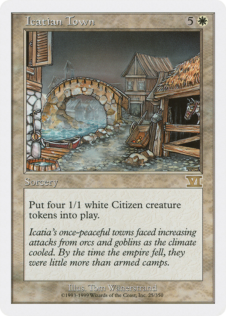 Image of Icatian Town (6ED-025) - Classic Sixth Edition
