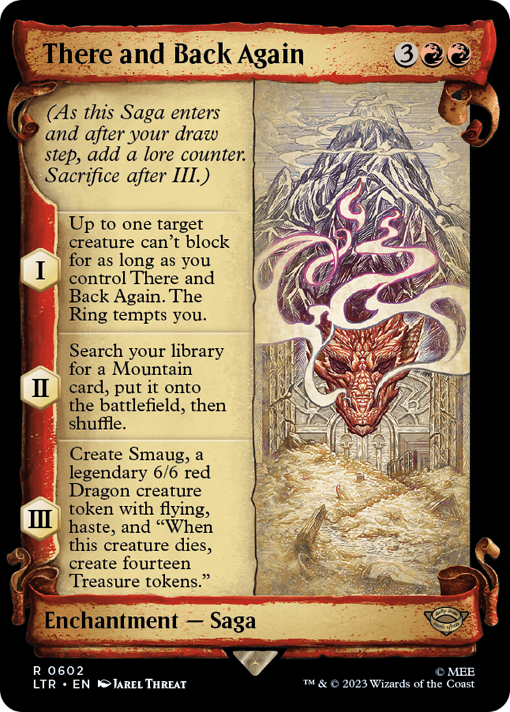 Image of There and Back Again (Showcase Scrolls) (LTR-602) - The Lord of the Rings: Tales of Middle-earth: (Showcase)