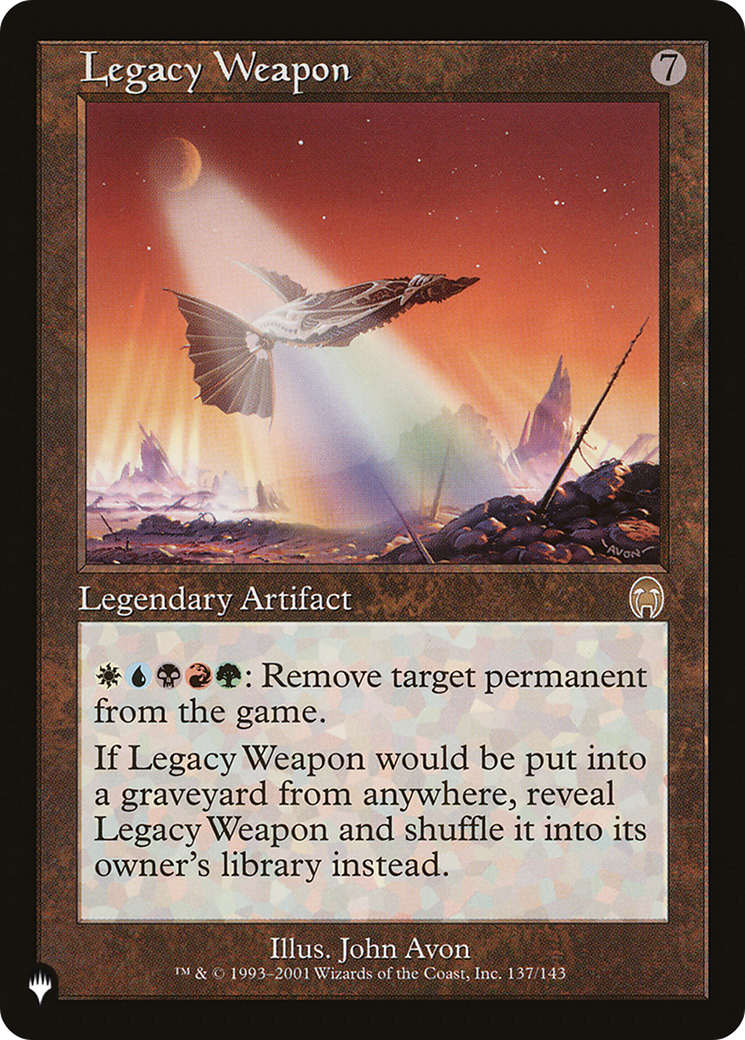 Image of Legacy Weapon (LIST-APC-137) - The List