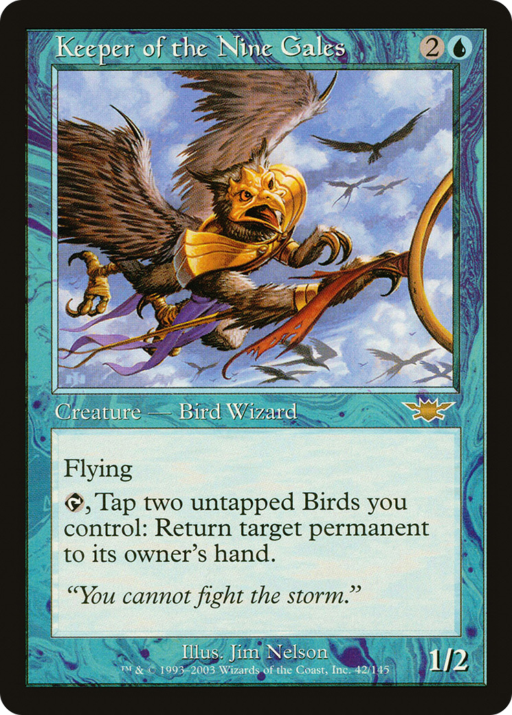 Image of Keeper of the Nine Gales (LGN-042) - Legions Foil