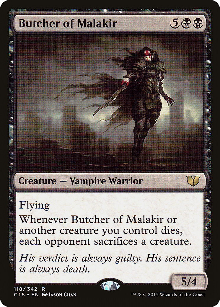 Image of Butcher of Malakir (C15-118) - Commander 2015
