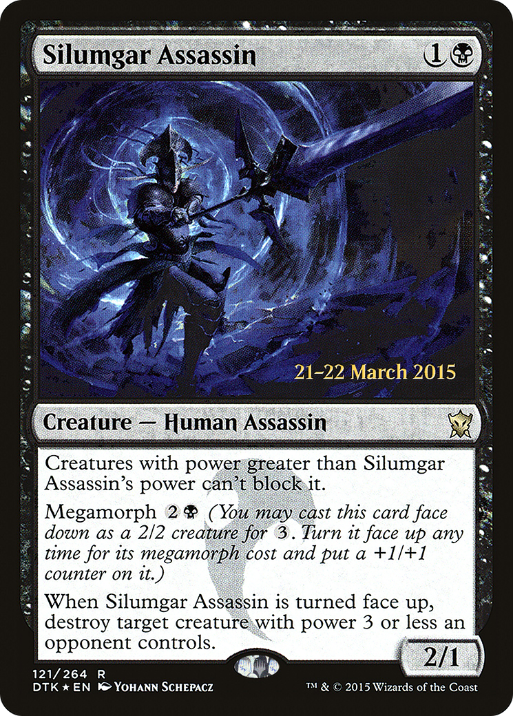 Image of Silumgar Assassin (PRE-121) - Dragons of Tarkir Promos Foil