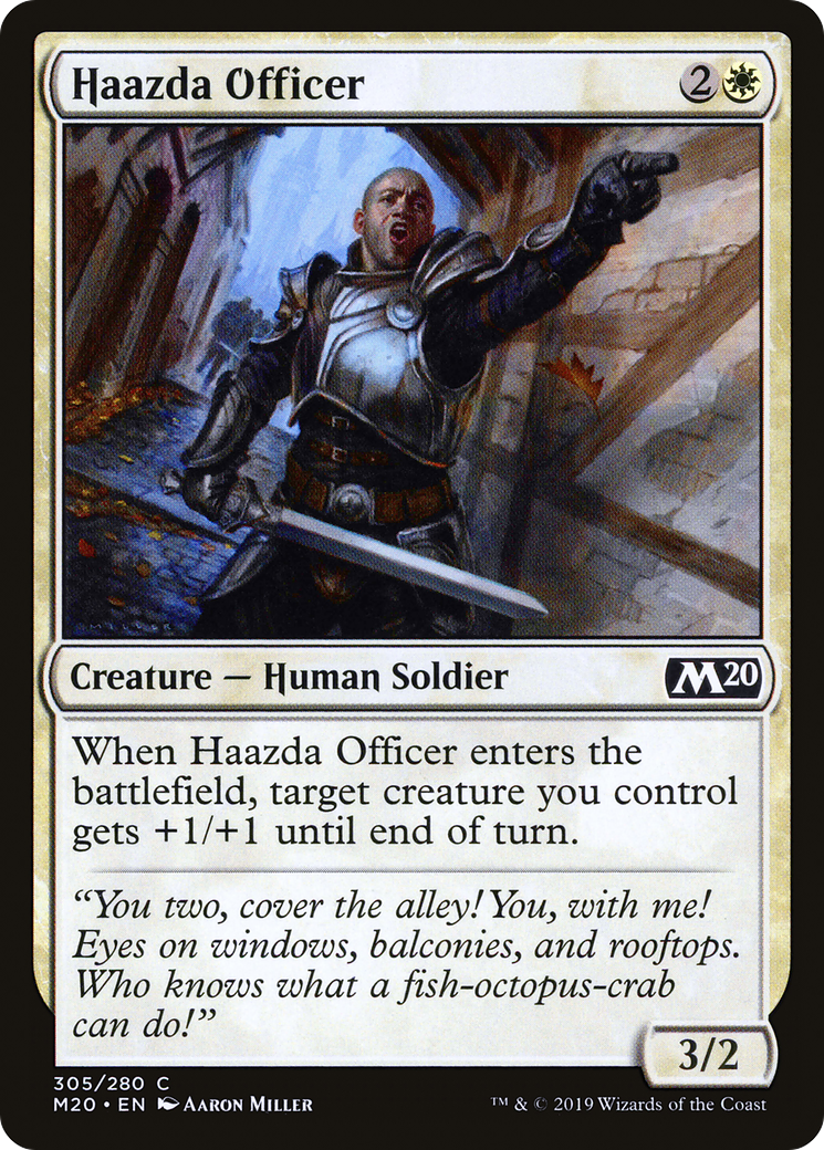 Image of Haazda Officer (M20-305) - Core Set 2020