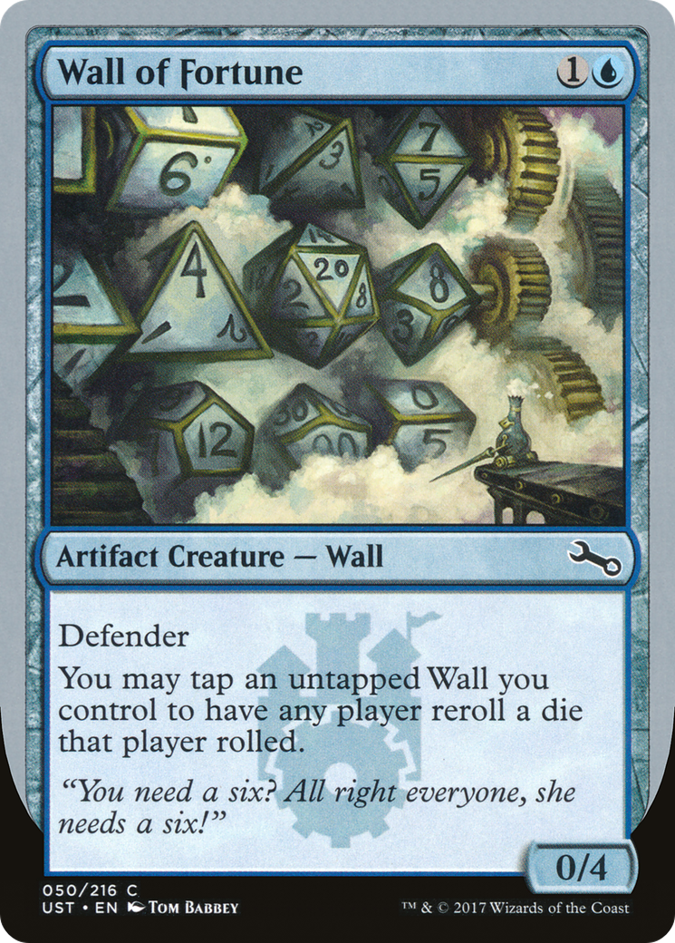 Image of Wall of Fortune (UST-050) - Unstable Foil