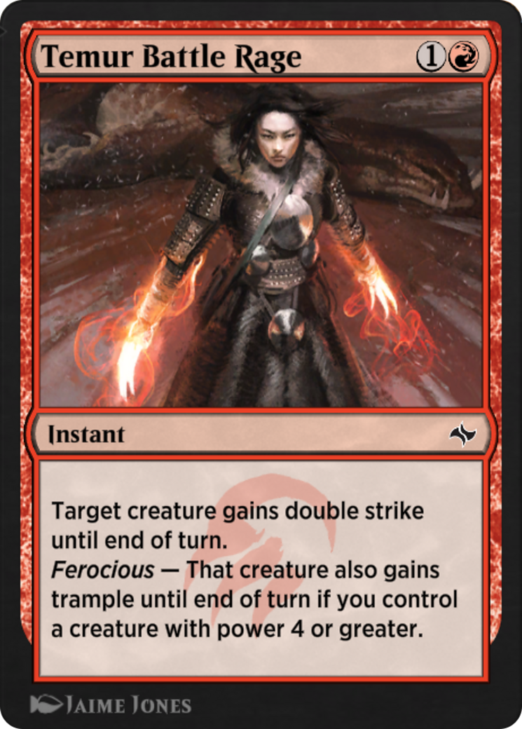 Image of Temur Battle Rage (EA1-010) - Explorer Anthology 1
