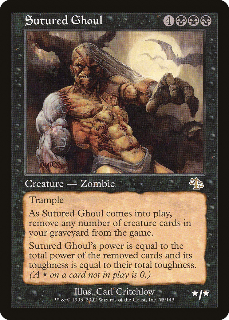 Image of Sutured Ghoul (JUD-073) - Judgment Foil