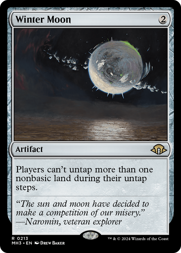 Image of Winter Moon (MH3-213) - Modern Horizons 3 Foil