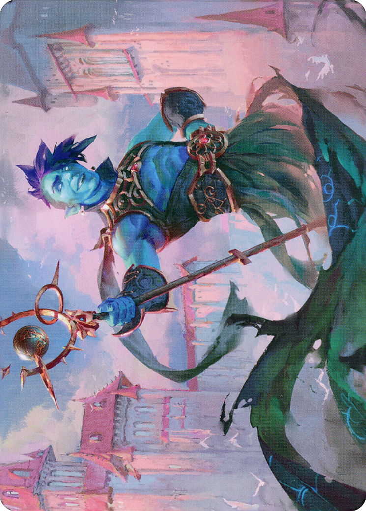 Image of Haughty Djinn // Haughty Djinn (ADMU-015) - Dominaria United Art Series (Borderless) Foil