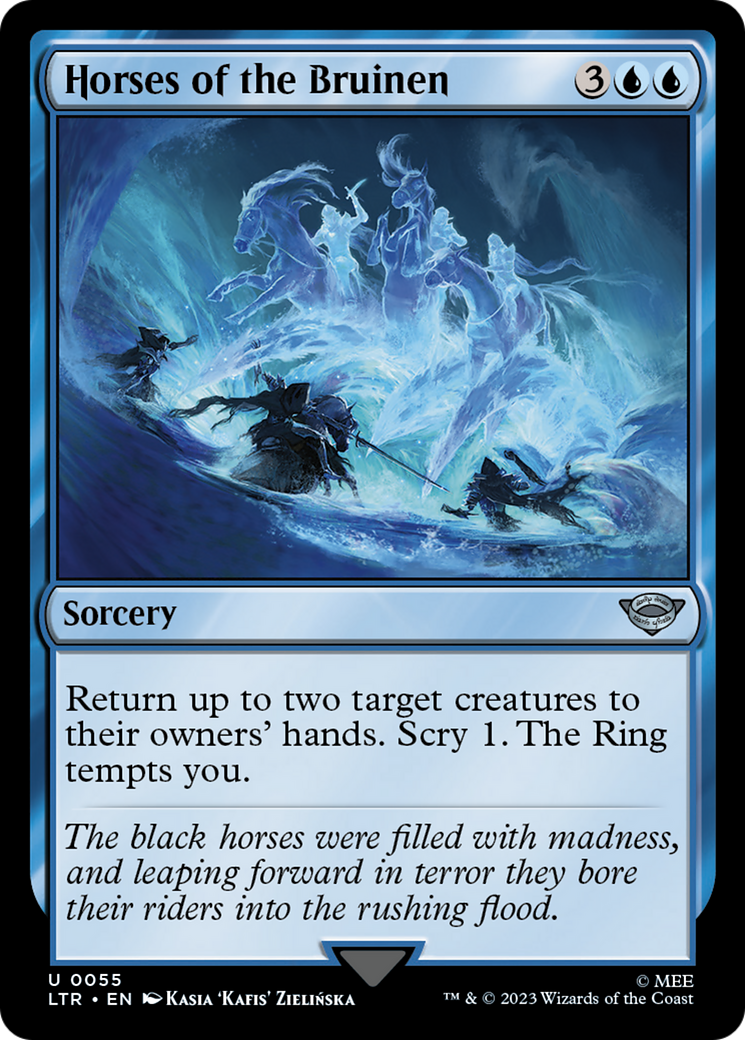 Image of Horses of the Bruinen (LTR-055) - The Lord of the Rings: Tales of Middle-earth