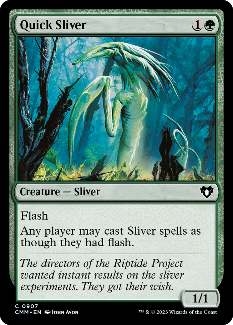 Image of Quick Sliver (CMM-907) - Commander Masters