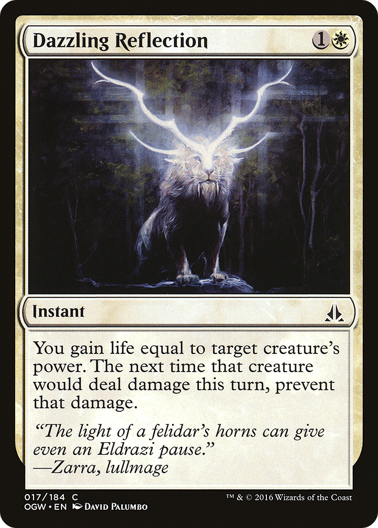 Image of Dazzling Reflection (OGW-017) - Oath of the Gatewatch Foil