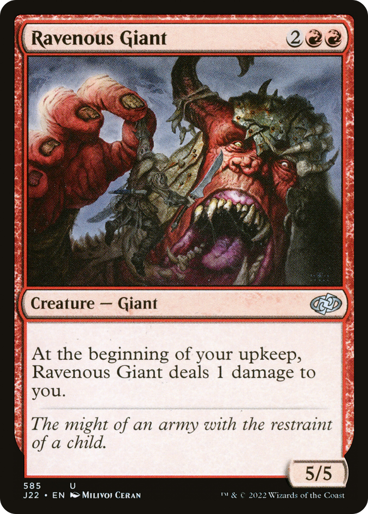 Image of Ravenous Giant (J22-585) - Jumpstart 2022