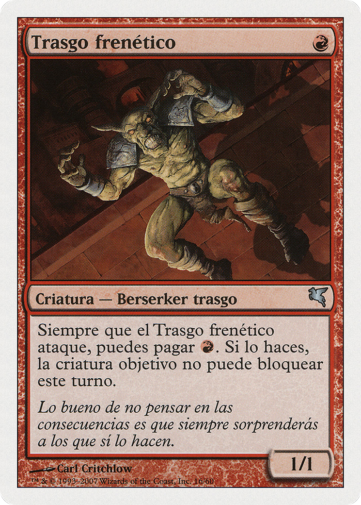 Image of Frenzied Goblin (French) - 