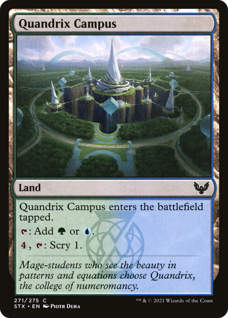 Image of Quandrix Campus (STX-271) - Strixhaven: School of Mages Foil