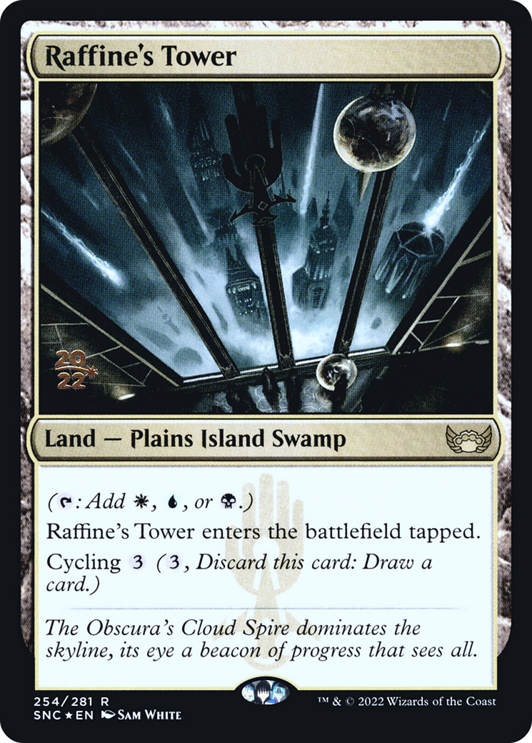 Image of Raffine's Tower (PRE-254) - Streets of New Capenna Promos Foil