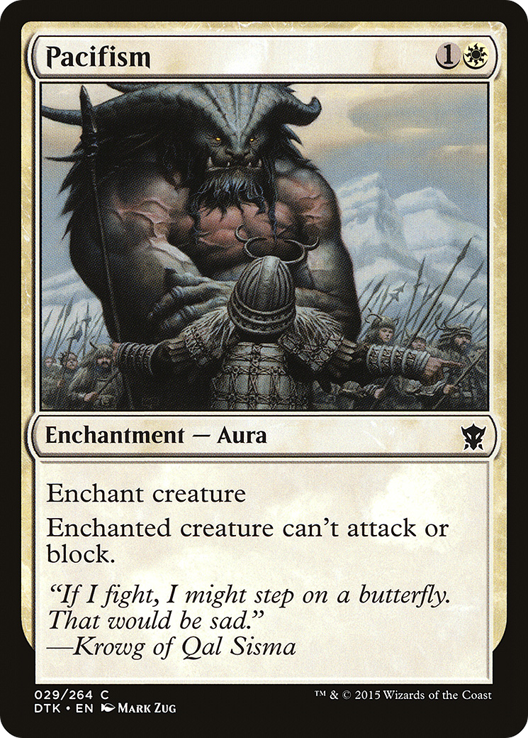 Image of Pacifism (DTK-029) - Dragons of Tarkir Foil