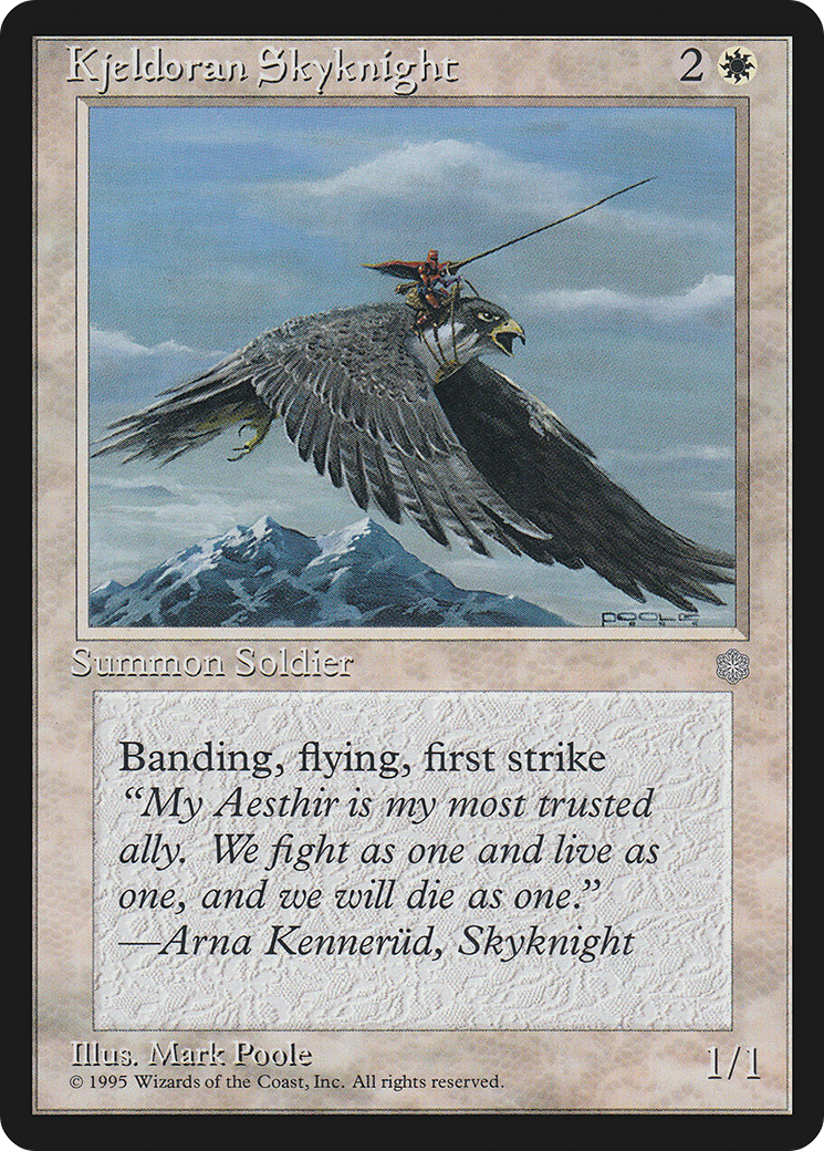 Image of Kjeldoran Skyknight (ICE-) - Ice Age