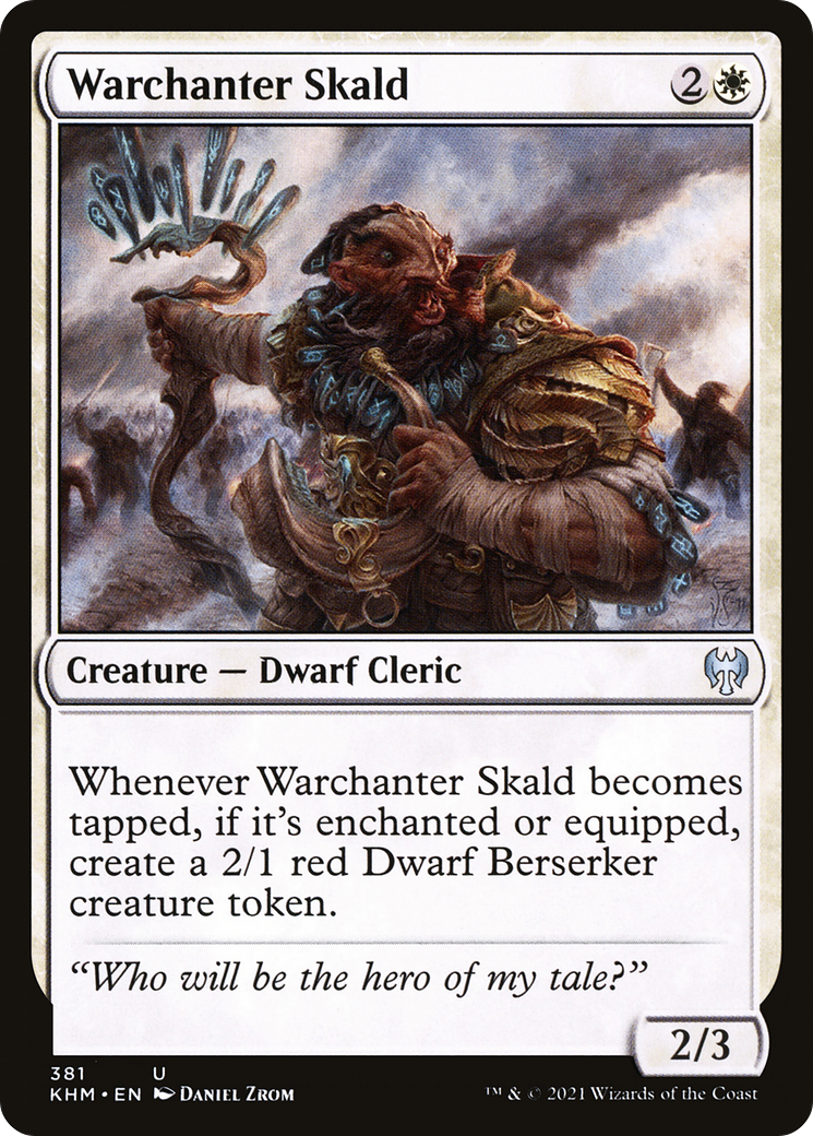 Image of Warchanter Skald (KHM-381) - Kaldheim