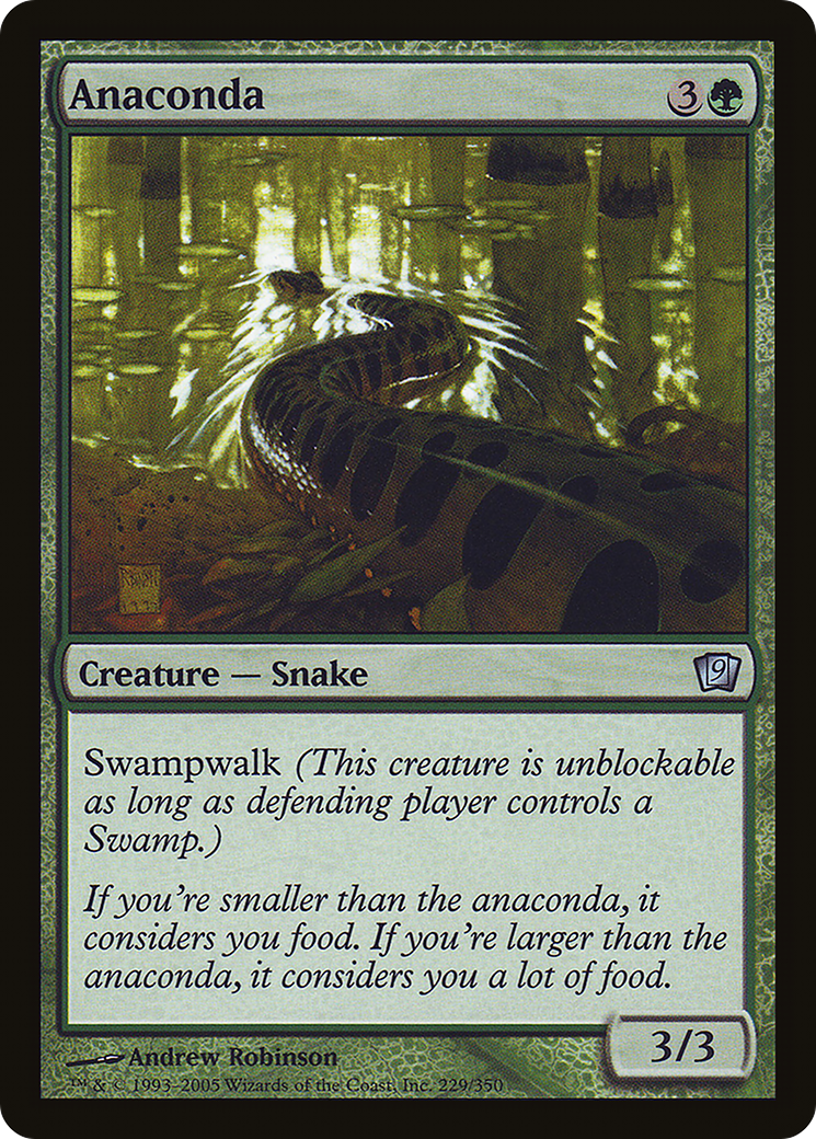 Image of Anaconda (9ED-229★) - 9th Edition Foil