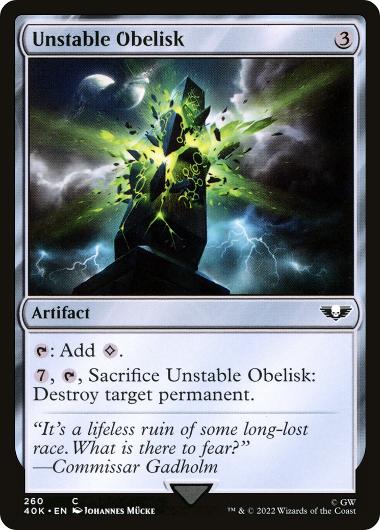 Image of Unstable Obelisk (40K-260) - Warhammer 40,000 Commander