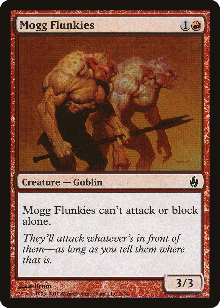 Image of Mogg Flunkies (PD2-008) - Premium Deck Series: Fire and Lightning Foil