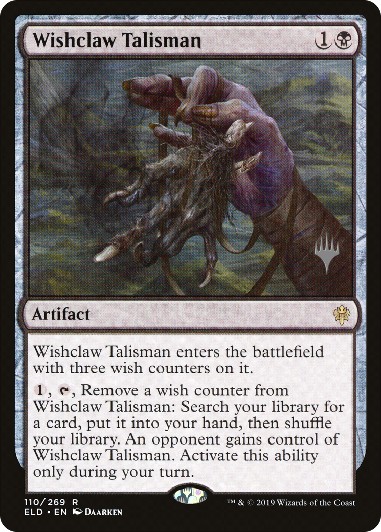 Image of Wishclaw Talisman (PPELD-110) - Throne of Eldraine Promos