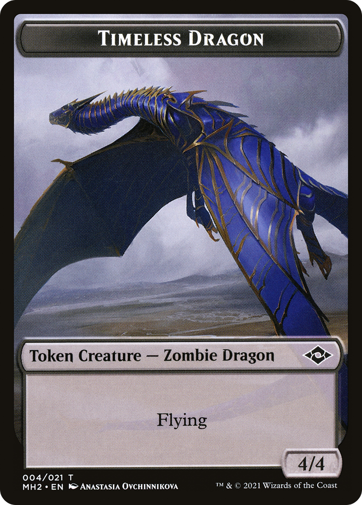 Image of Timeless Dragon (TMH2-004) - Modern Horizons 2 Tokens