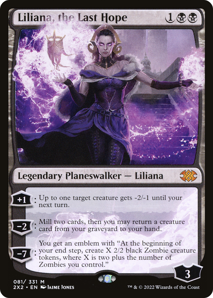 Image of Liliana, the Last Hope (2X2-081) - Double Masters 2022 Foil