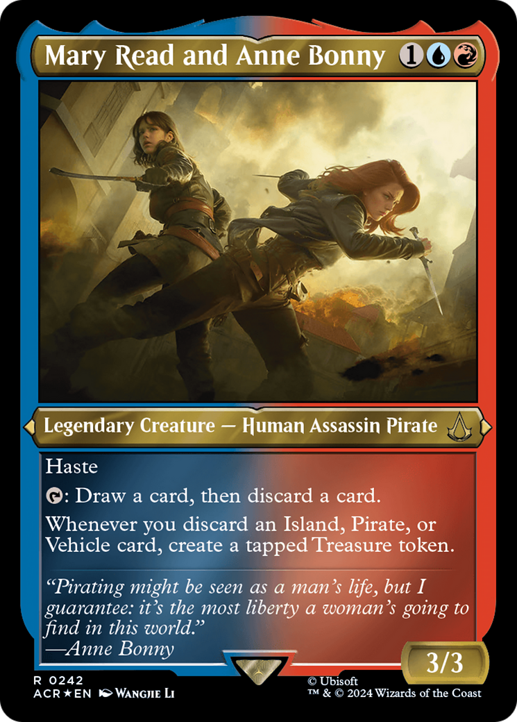 Image of Mary Read and Anne Bonny (ACR-242) - Assassin's Creed Etched Foil