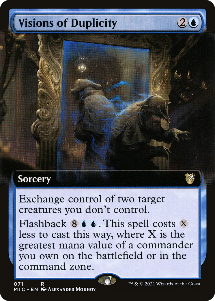 Image of Visions of Duplicity (Extended Art) (MIC-071) - Midnight Hunt Commander: (Extended Art)