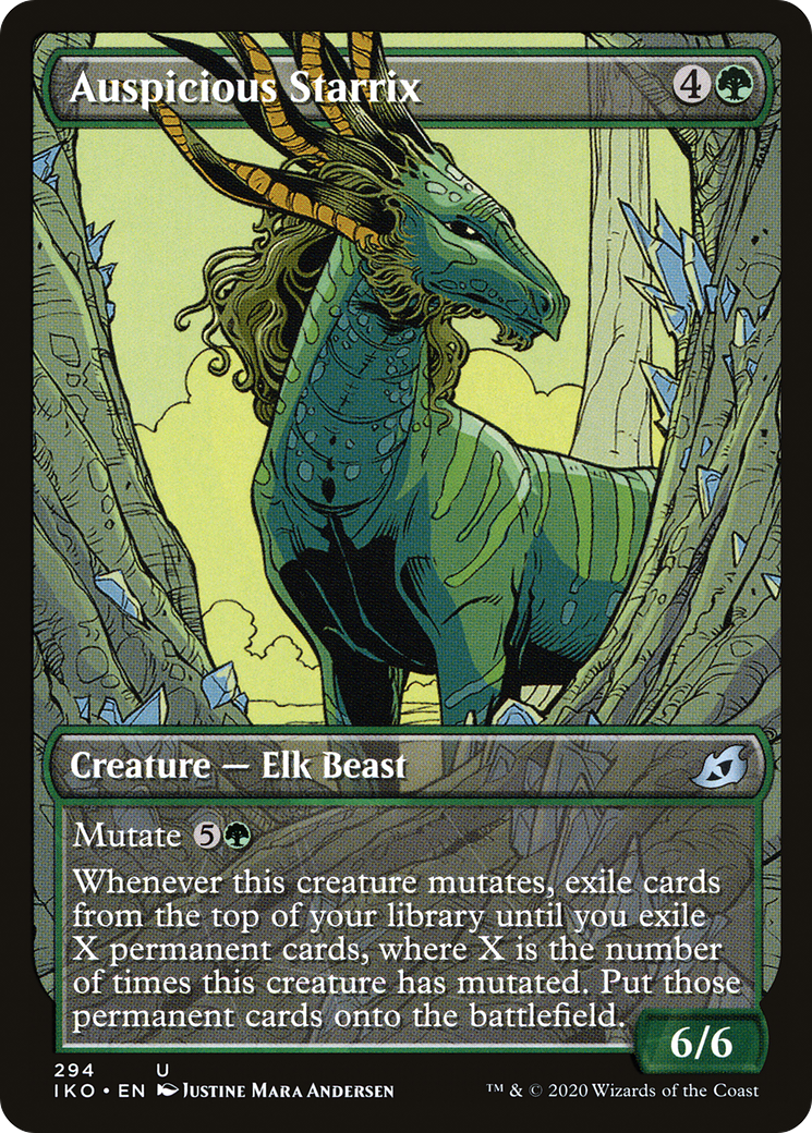 Image of Auspicious Starrix (Showcase) (IKO-294) - Ikoria: Lair of Behemoths: (Showcase)