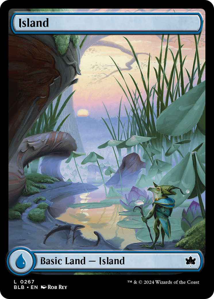 Image of Island (0267) (BLB-267) - Bloomburrow Foil
