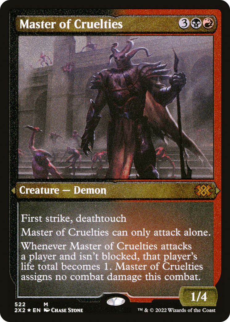 Image of Master of Cruelties (2X2-522) - Double Masters 2022 Foil