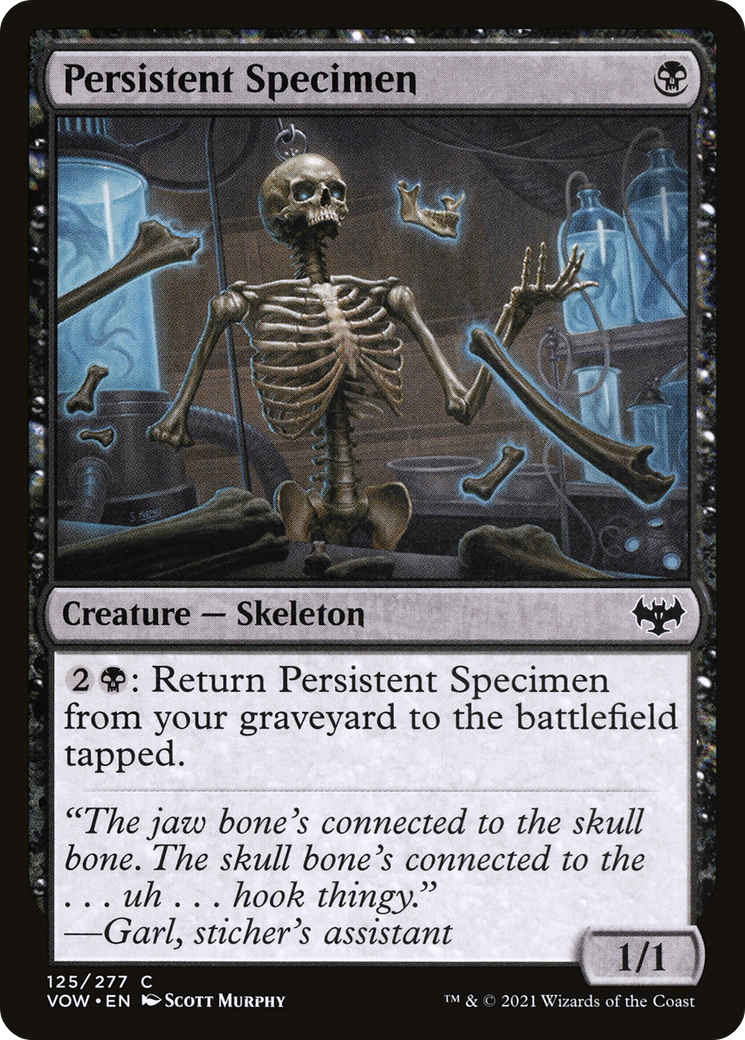 Image of Persistent Specimen (VOW-125) - Innistrad: Crimson Vow Foil