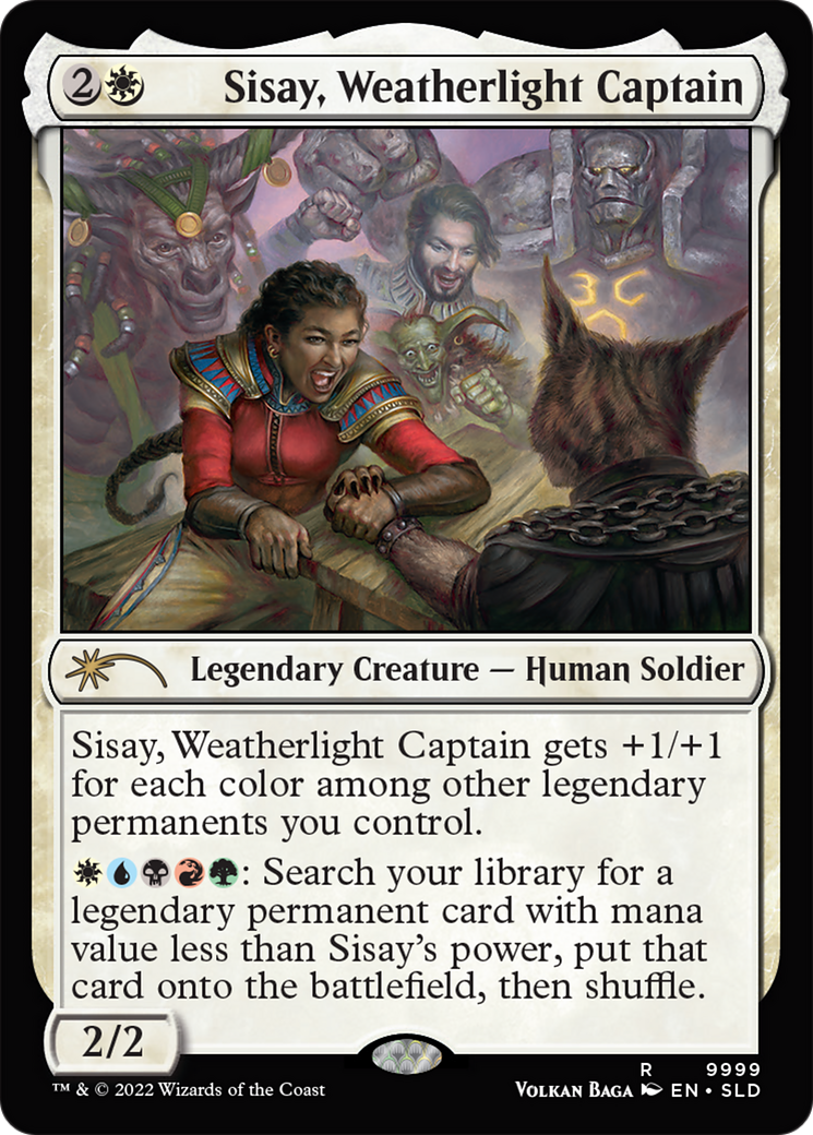Image of Sisay, Weatherlight Captain (SLD-9999) - Secret Lair Drop Foil