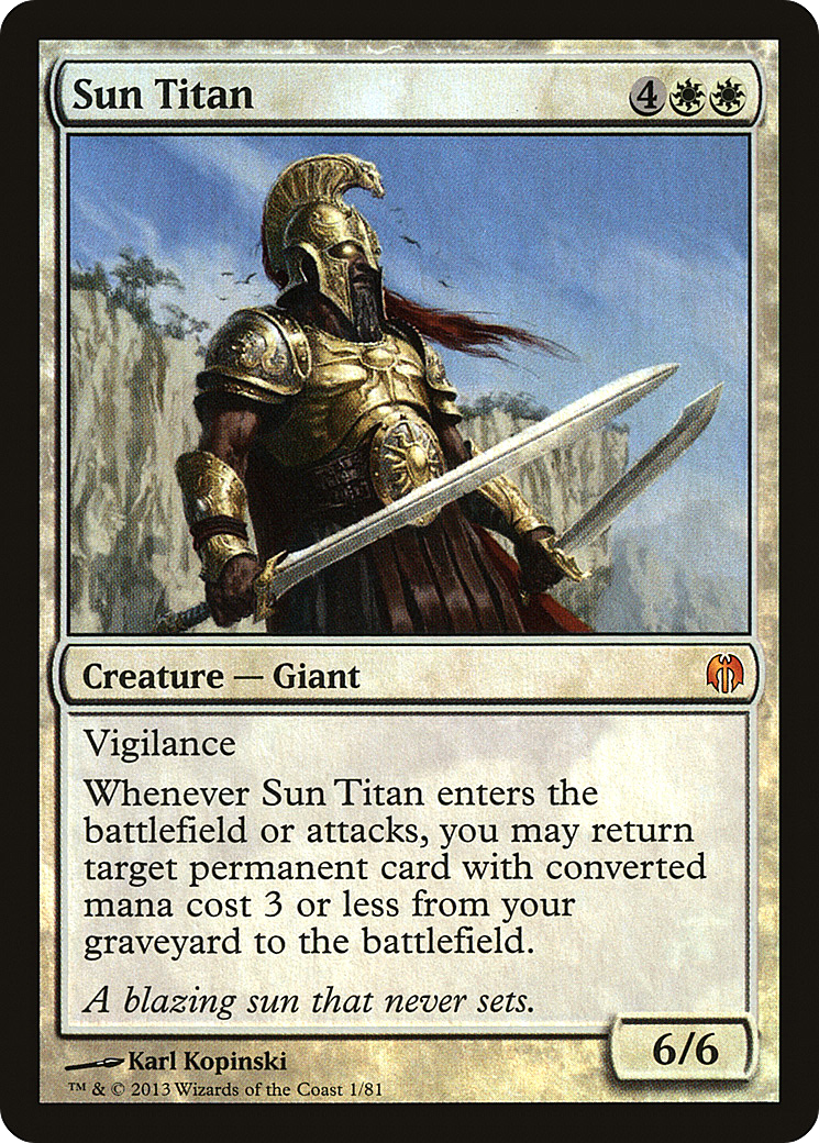 Image of Sun Titan (DDL-001) - Duel Decks: Heroes vs. Monsters Foil