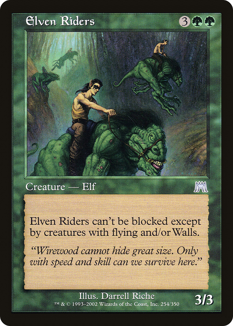 Image of Elven Riders (ONS-254) - Onslaught Foil