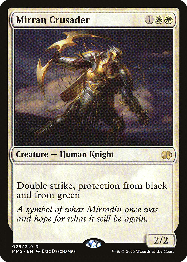Image of Mirran Crusader (MM2-025) - Modern Masters 2015