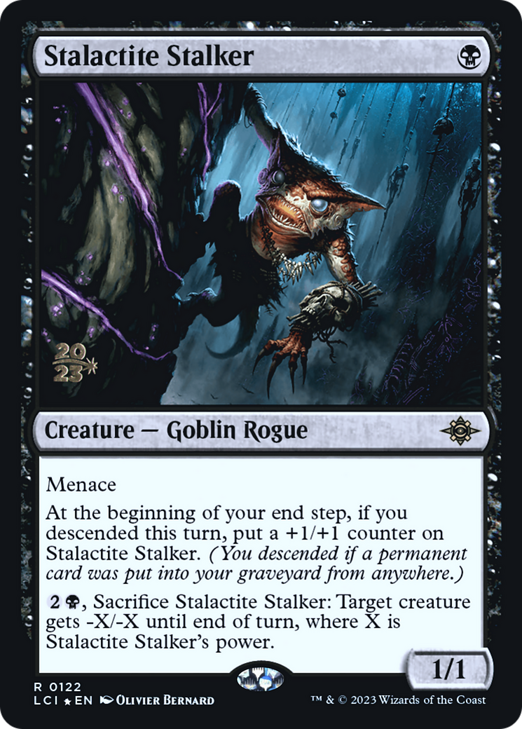Image of Stalactite Stalker (PRE-122) - The Lost Caverns of Ixalan Promos Foil