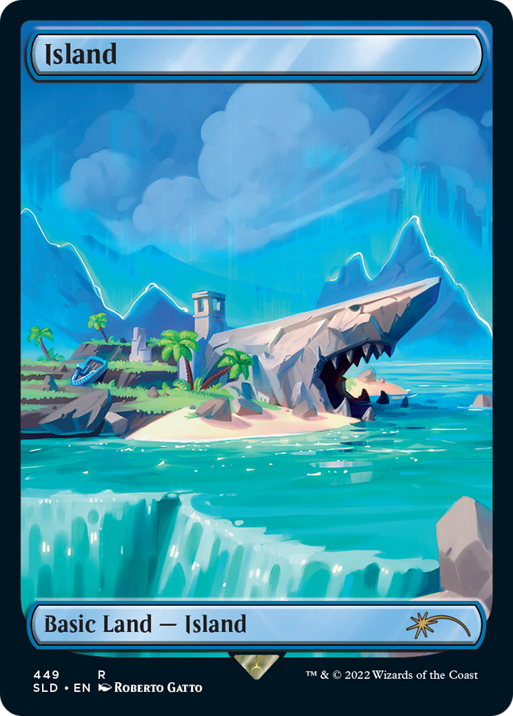 Image of Island (449) (SLD-449) - Secret Lair Drop: (Full Art) Foil