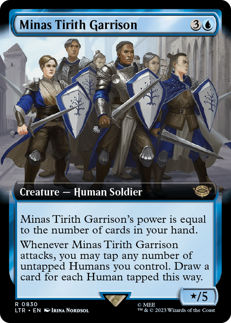 Image of Minas Tirith Garrison (Extended Art) (LTR-830) - The Lord of the Rings: Tales of Middle-earth: (Extended Art)