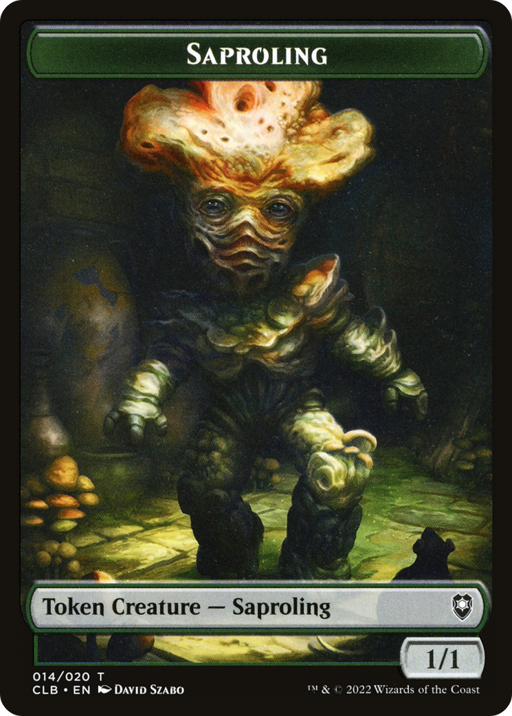 Image of Saproling Token (CLB-014) - Battle for Baldur's Gate Tokens