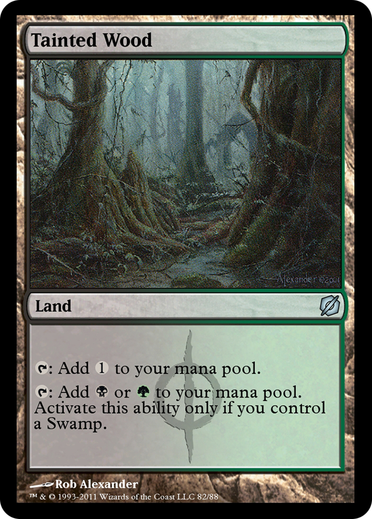 Image of Tainted Wood (TD2-082) - Duel Decks: Mirrodin Pure vs. New Phyrexia