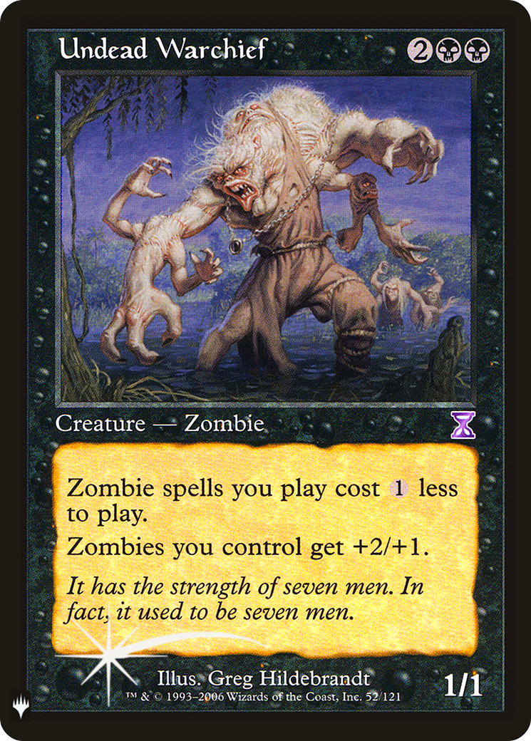 Image of Undead Warchief (LIST-052) - The List Foil