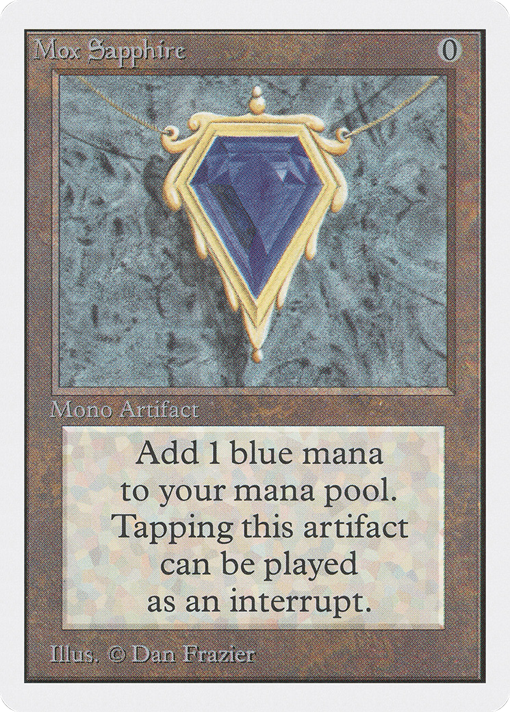 Image of Mox Sapphire (2ED-) - Unlimited Edition