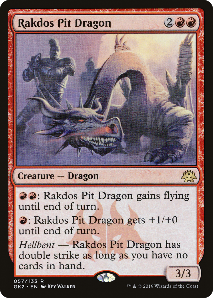 Image of Rakdos Pit Dragon (GK2-057) - RNA Guild Kit