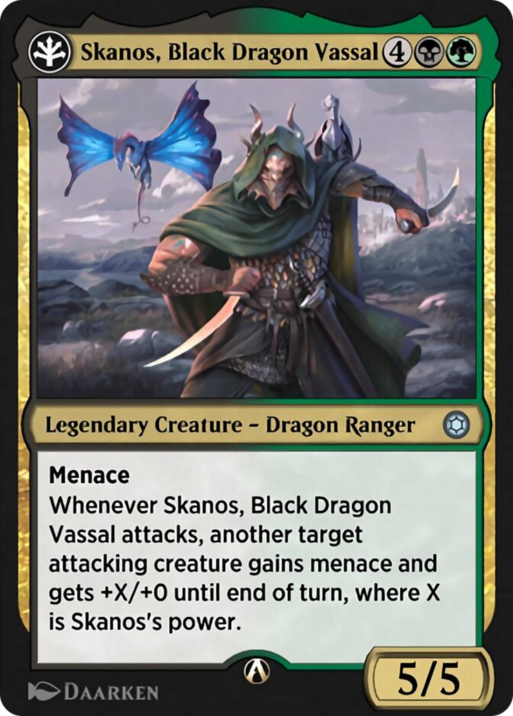Image of Skanos, Black Dragon Vassal (HBG-18B) - Alchemy Horizons: Baldur's Gate