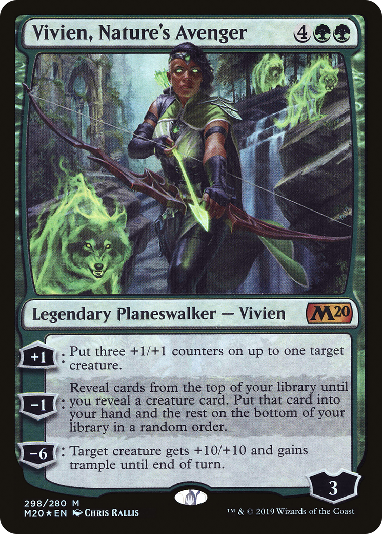 Image of Vivien, Nature's Avenger (M20-298) - Core Set 2020 Foil