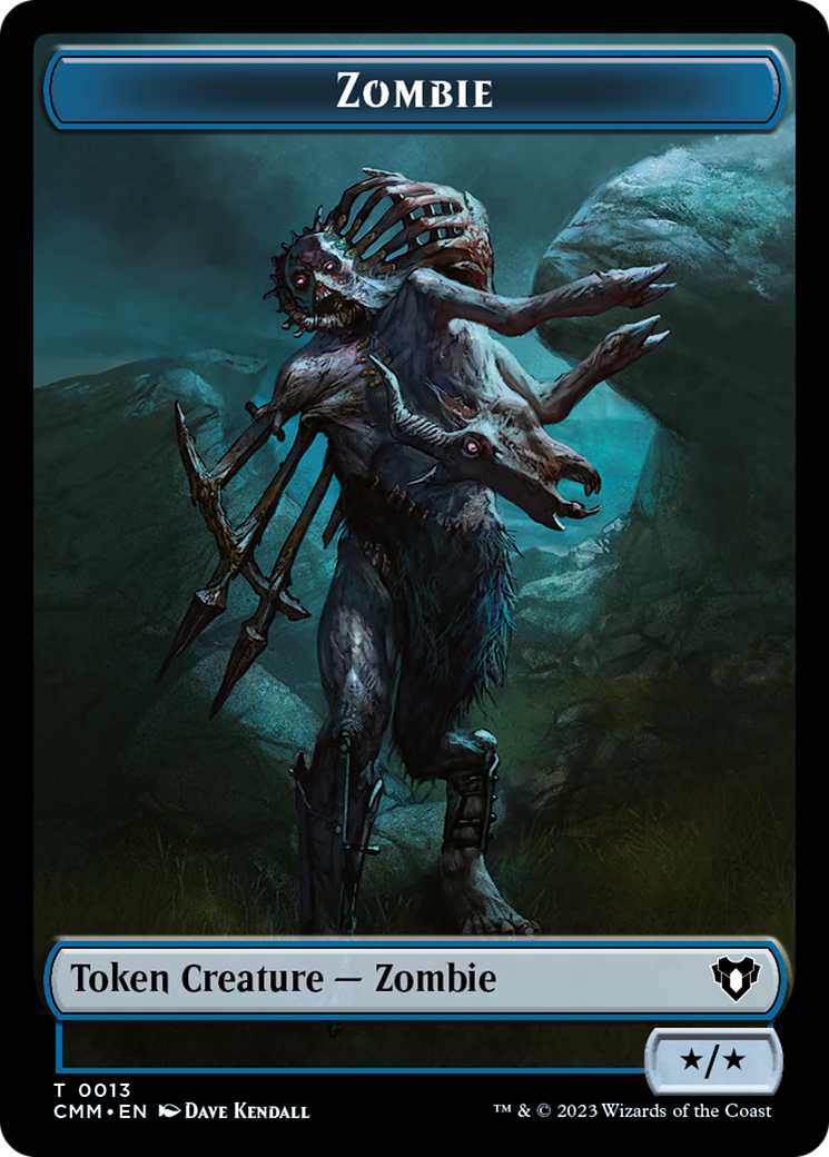 Image of Zombie (TCMM-013) - Commander Masters Tokens